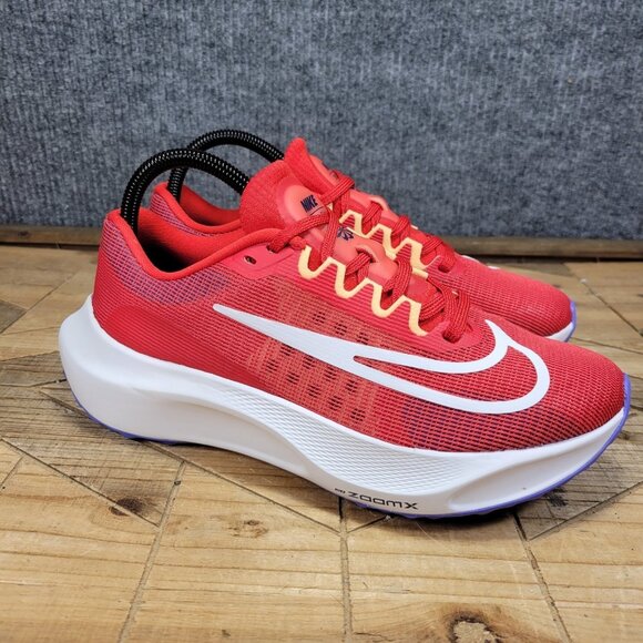 Nike Other - Nike Zoom Fly 5 Zoom X Mens 7 Red Running Shoes Lightweight Push Limits Break B